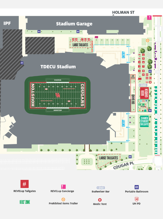 TAILGATE LOCATION